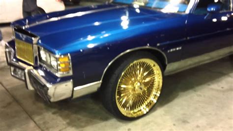 Jose Paint Candy Blue Bonneville On 24 All Gold Daytons Youtube