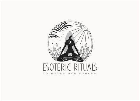 Esoteric Rituals 21 Modern Minimal Logo Design Eclectic Etsy Uk