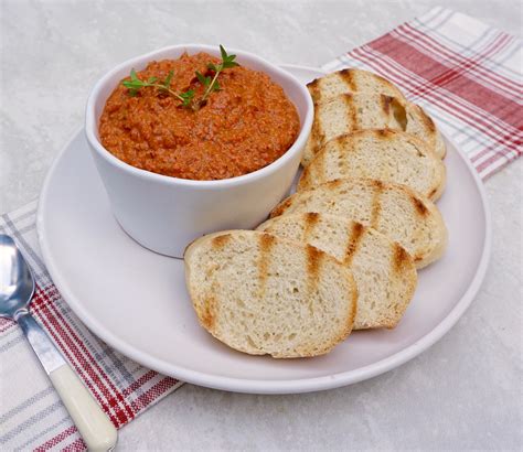 Roasted Red Pepper Spread Anothertablespoon