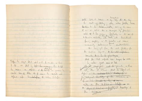 Auden Wystan Hugh 1907 1973 Autograph Manuscript Notebook C June