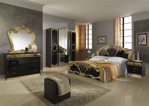 Black bedframes are sophisticated and modern, especially when paired with crisp, airy colors. Wonderful Black and Gold Bedroom Ideas | atzine.com