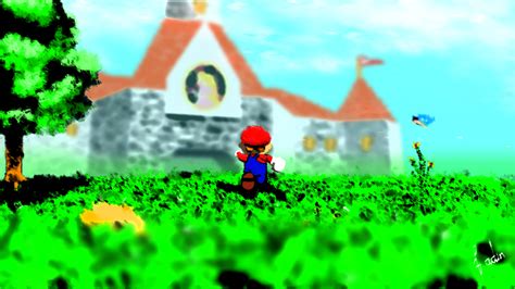 Super Mario 64 Full Hd Wallpaper And Background Image 1920x1080 Id