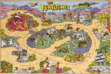 Flintstones Bedrock City Cartoon Ubicaciondepersonascdmxgobmx