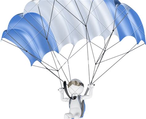 Download Skydiving Clipart Paratrooper Businessperson Png Download