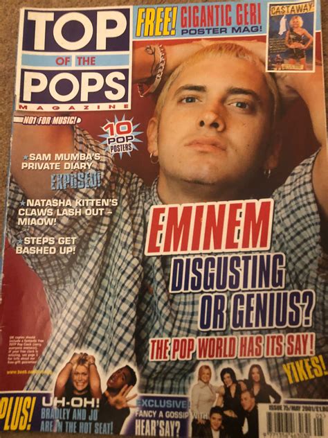 Top Of The Pops Magazine 75 Eminem Cover Yourcelebritymagazines