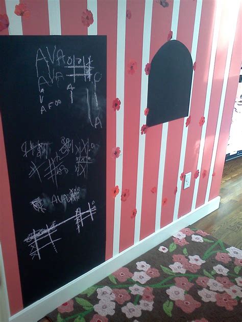 Cool Idea For A Kids Room Wall Blackboard Paint Door And Window