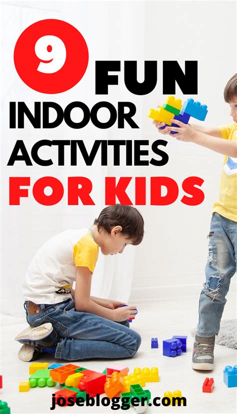 9 Fun Indoor Activities For Kids To Do At Home Indoor Activities For