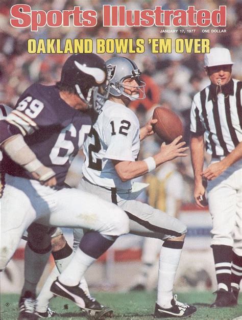 Oakland Raiders Qb Ken Stabler Super Bowl Xi Sports Illustrated Cover