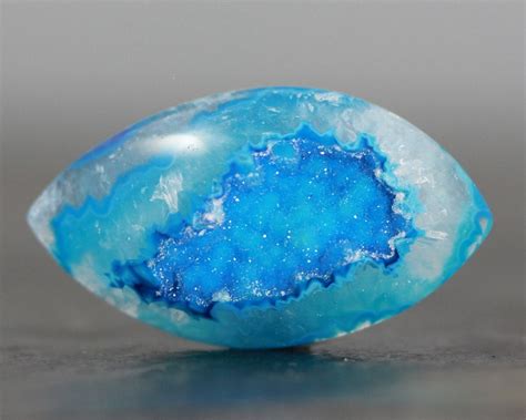 Baby Blue Druzy Shimmering Crystal Stone By Beadsaddict On Etsy
