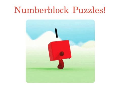 Numberblocks Puzzles Free Games Online For Kids In Nursery By Brenda
