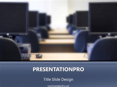Computer Class Education Powerpoint Template Presentationpro