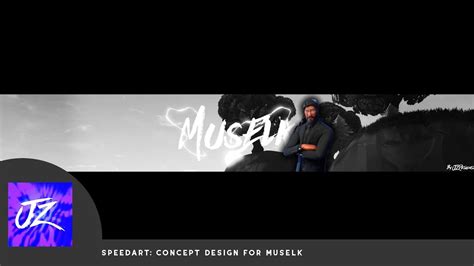 Gaming Banner For Muselk Fortnite Gfx Speedart Youtube