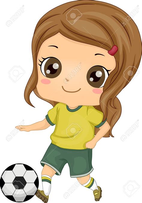 Girl Playing Soccer Clipart Free Download On Clipartmag