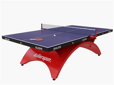 Ping Pong Table Killerspin 3d Model 15 Max Fbx Obj Unknown Free3d