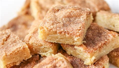 Cinnamon Sugar Blondies Tabs And Tidbits