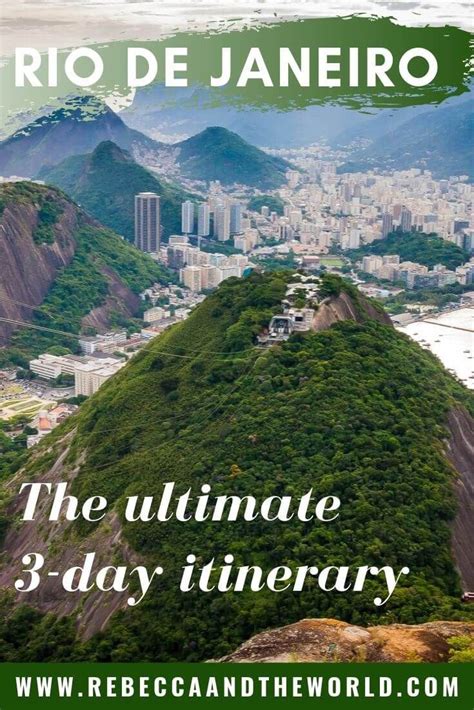3 Days In Rio De Janeiro Itinerary Rebecca And The World Brazil