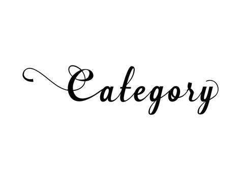 Category Svg Typography Graphic By Expressyourself82 · Creative Fabrica