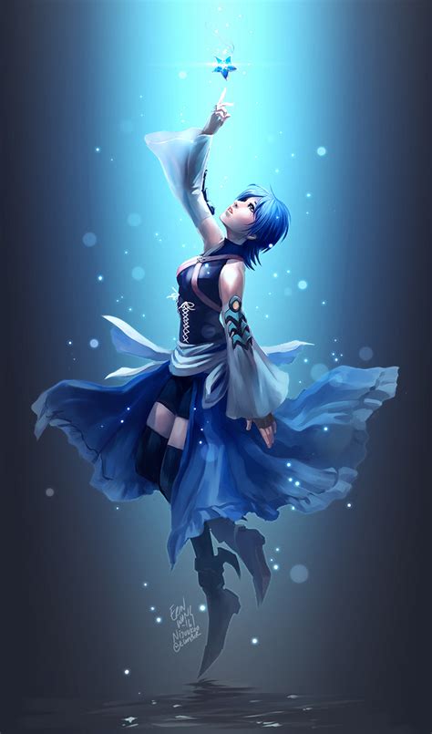 Aqua Kingdom Hearts Drawn By Nijuuni Danbooru