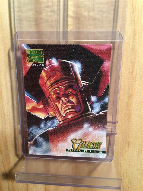 Fleer Marvel Masterpieces 1995 Canvas Insert Card 6 Of 22 Galactus