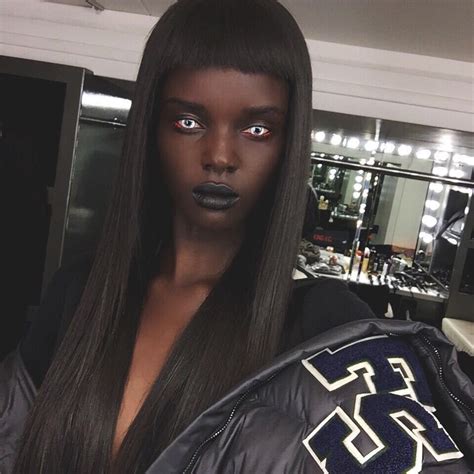 Duckie Thot Shows Halloween Vibes In This Fenty Shoot Glitter
