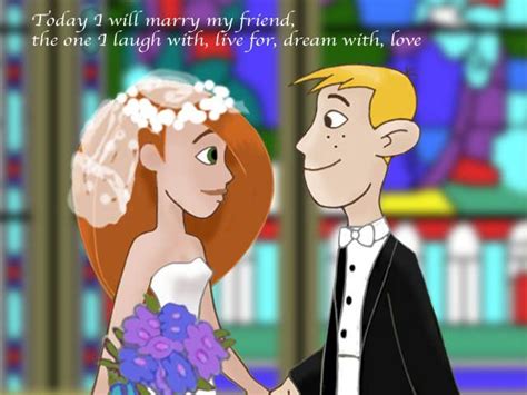 The Wedding Of Kim Possible And Ron Stoppable Kim Possible Ron Kim