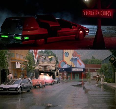 The Starcar From The Last Starfighter1984 Makes A Cameo In Back To