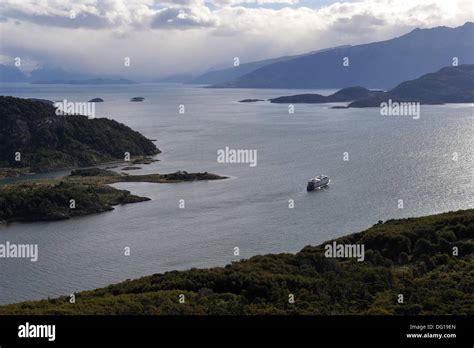 Wulaia Bay Navarino Island Tierra Del Fuego Patagonia Chile South
