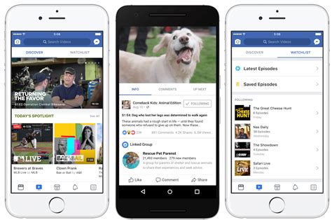 Facebooks New Watch Video Hub Rolls Out To Us Users Techcrunch