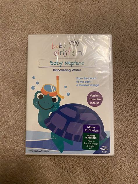 Baby Neptune Dvd 2004 Baby Einstein Discovery Card Neptune