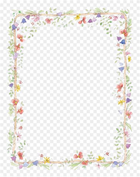 Textboxes were introduced (i think) with word 97. Free Flower Borders For Word Document - Free Transparent ...