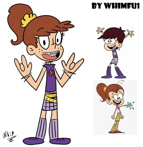 Combined Roommates Luna And Luan Loud House By Whimfu1 On Deviantart