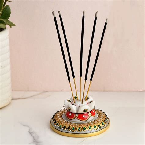 Buy Agarbatti Stand Incense Stick Holder For Home Pooja Temple