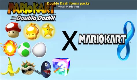 double dash items packs [mario kart 8] [mods]