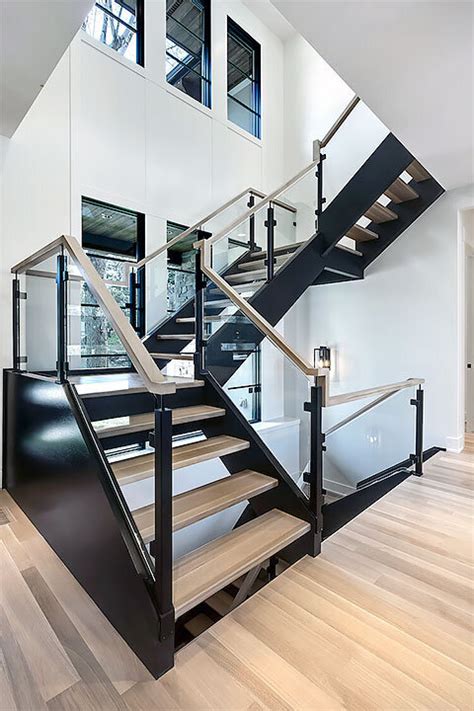 Freestanding Stairs Modern Stair Design Luxury Home Custom