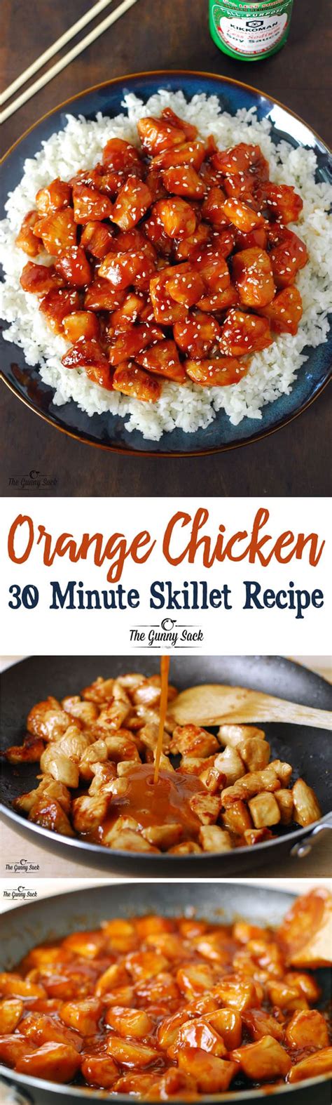 20 delicious keto chicken dinner ideas. Orange Chicken 30 Minute Skillet Recipe - The Gunny Sack