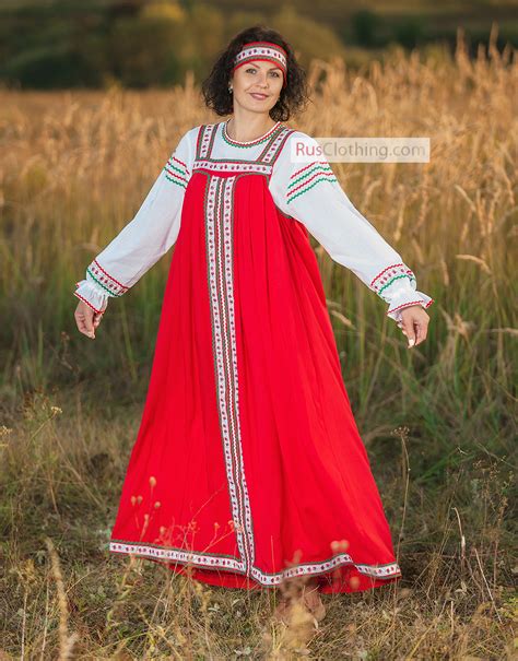 Traditional Russian Costume Vera Folk Clothing
