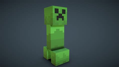 Minecraft Creeper Download Free 3d Model By Faertoon Faertoondead