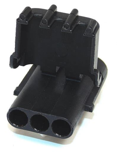 3 Way Delphi Weather Pack Connector Male Black