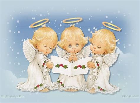 By Ruth Morehead Christmas Angels Christmas Art Vintage Christmas