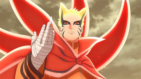 Naruto Uzumaki Hand Up Baryon Mode Anime Wallpaper K Hd Id