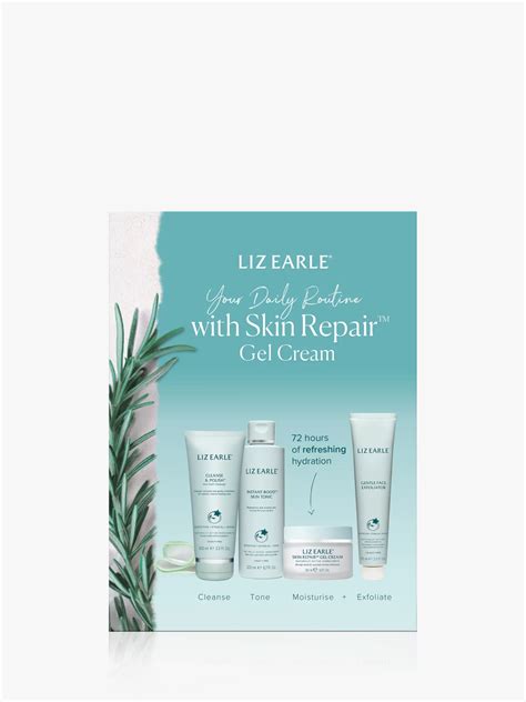 Liz Earle Your Daily Routine Try Me Kit With Skin Repair™ Gel Cream Skincare T Set