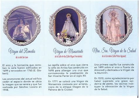 Orihuela Acoge El I Encuentro De Tres Advocaciones De La Virgen María