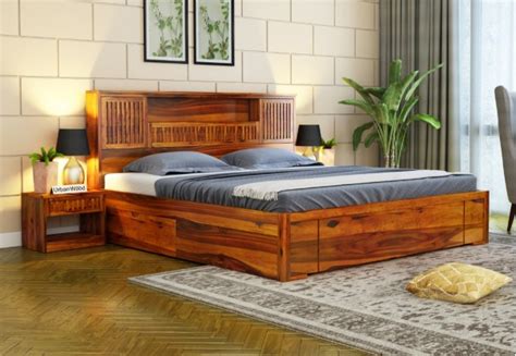 Buy Wooden King Size Beds With Storage Online Urbanwood