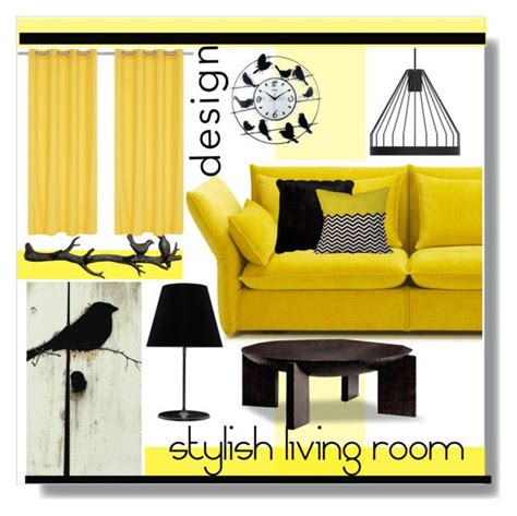 Decoration Ideas Good Black And Yellow Living Room Yellow Living