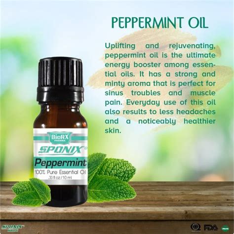 Peppermint Essential Oil Aromatherapy Made With 100 Pure Therapeutic