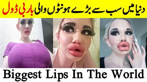 Biggest Lips In The World 22 Year Old Barbie Andrea Ivanova Wants The Biggest Lips In The