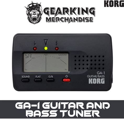 Korg Ga1 Guitar And Bass Tuner Shopee Philippines