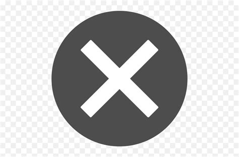 Close Delete Remove Cancel Circle Dismiss Icon Close Icon Transparent