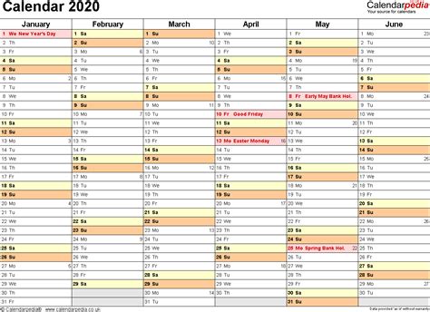 Below are year 2020 printable calendars you're welcome to download and print. Printable Calendar 2020