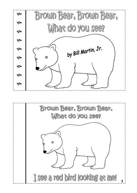 Brown Bear Brown Bear Free Printable Mini Book